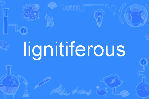lignitiferous lignitiferous