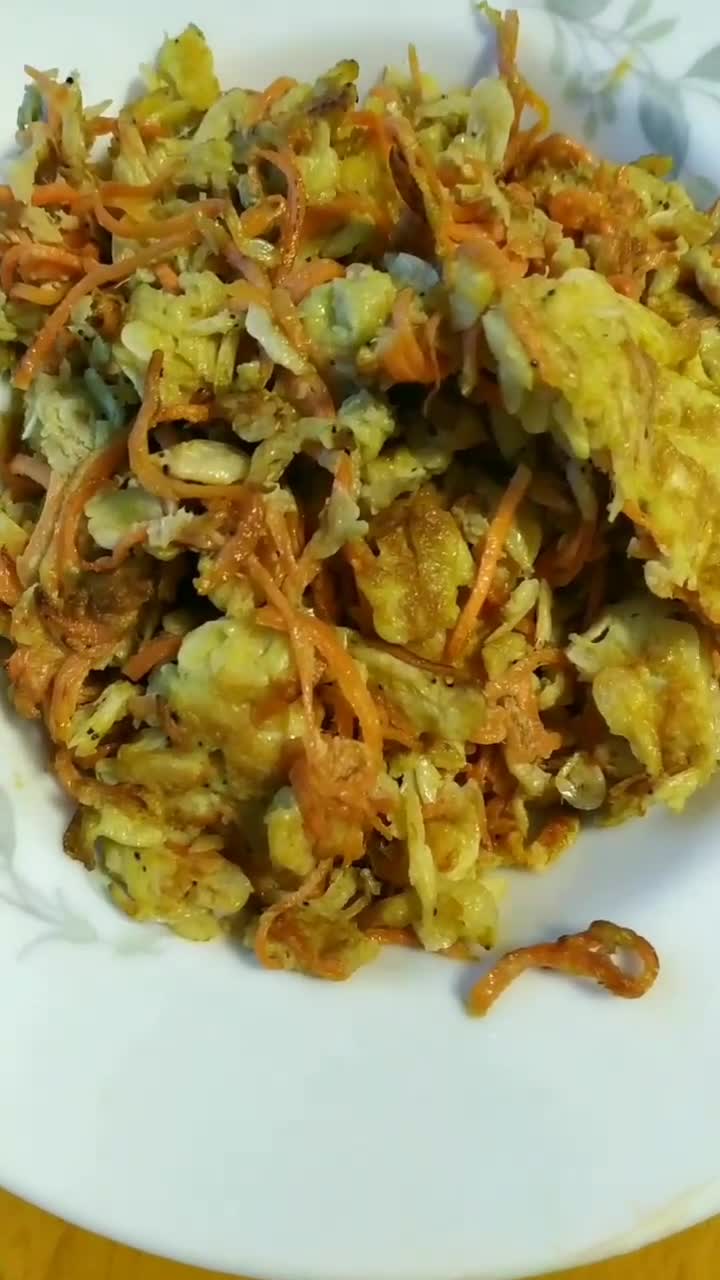 胡蘿蔔蝦皮炒雞蛋