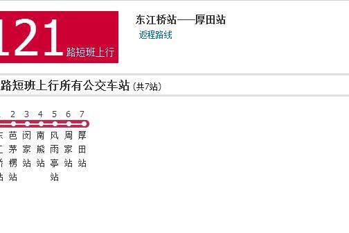 南昌公交121路短班 南昌公交121路短班
