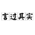 言過其實 言過其實