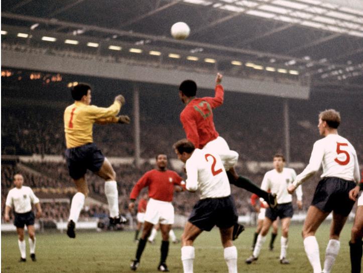 1966年世界盃尤西比奧率隊鏖戰英格蘭