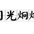目光炯炯 目光炯炯