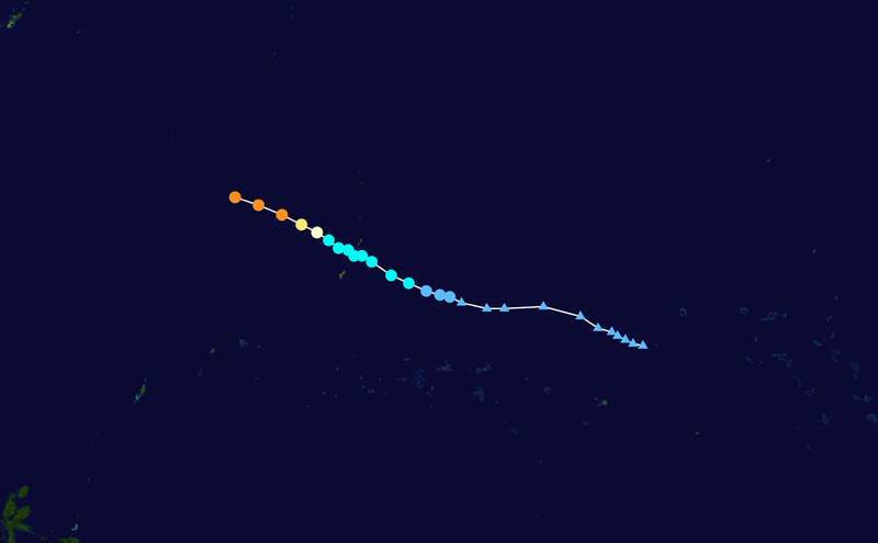 颱風天鵝  路徑圖