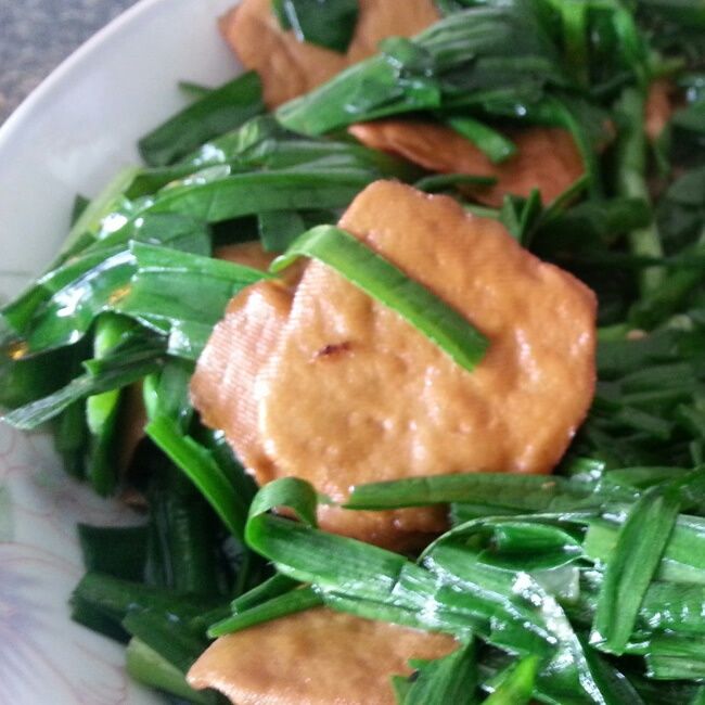 韭菜炒茶乾 韭菜炒茶乾