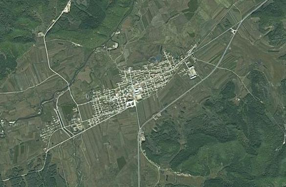 吉林省延邊州敦化市江源鎮衛星地圖