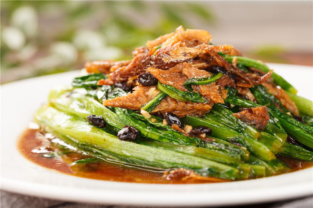 豆豉鯪魚炒包菜