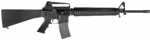 美軍裝備的M16