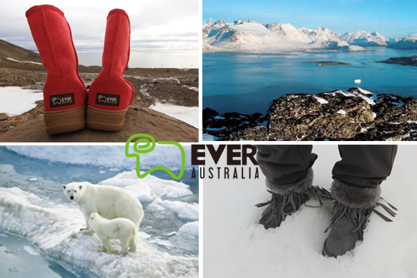 EVER AUSTRALIA 雪地靴 在北極