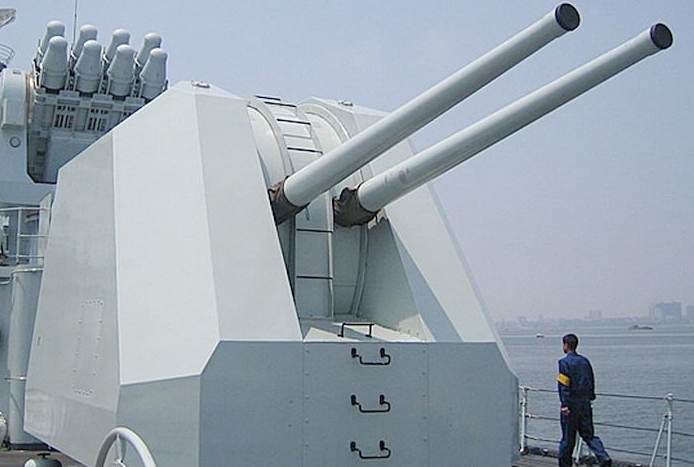 T100C式100毫米單管艦炮