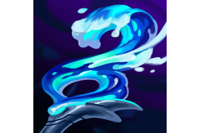 流水法杖 流水法杖