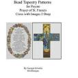Bead Tapestry Patterns for Peyote: Prayer of St. Francis and Cross With Images Bead Tapestry Patterns for Peyote: Prayer of St. Francis and Cross With Images