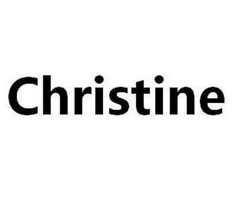 Christine(英語名字)