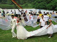 世界最長的拖尾婚紗