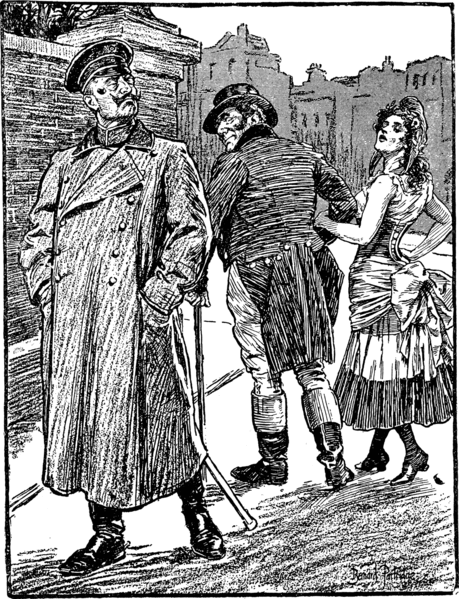 一幅作於1904年，反映英法協約的德國漫畫