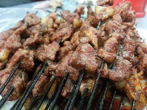 柴烤羊肉片 柴烤羊肉片