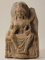 犍陀羅石雕豐收女神像