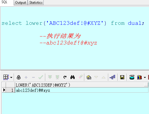 LOWER函式 LOWER函式