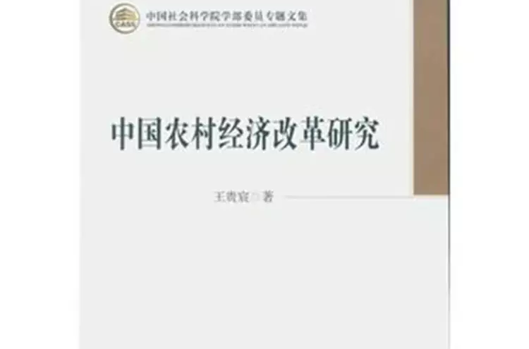中國農村經濟改革研究