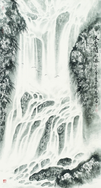 太魯閣瀑布(180cm*97cm)