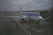 愛沙尼亞航空一架波音737-500在塔林機場