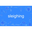 sleighing sleighing