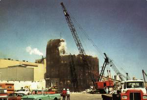 圖2 反應堆污染建築拆除解體