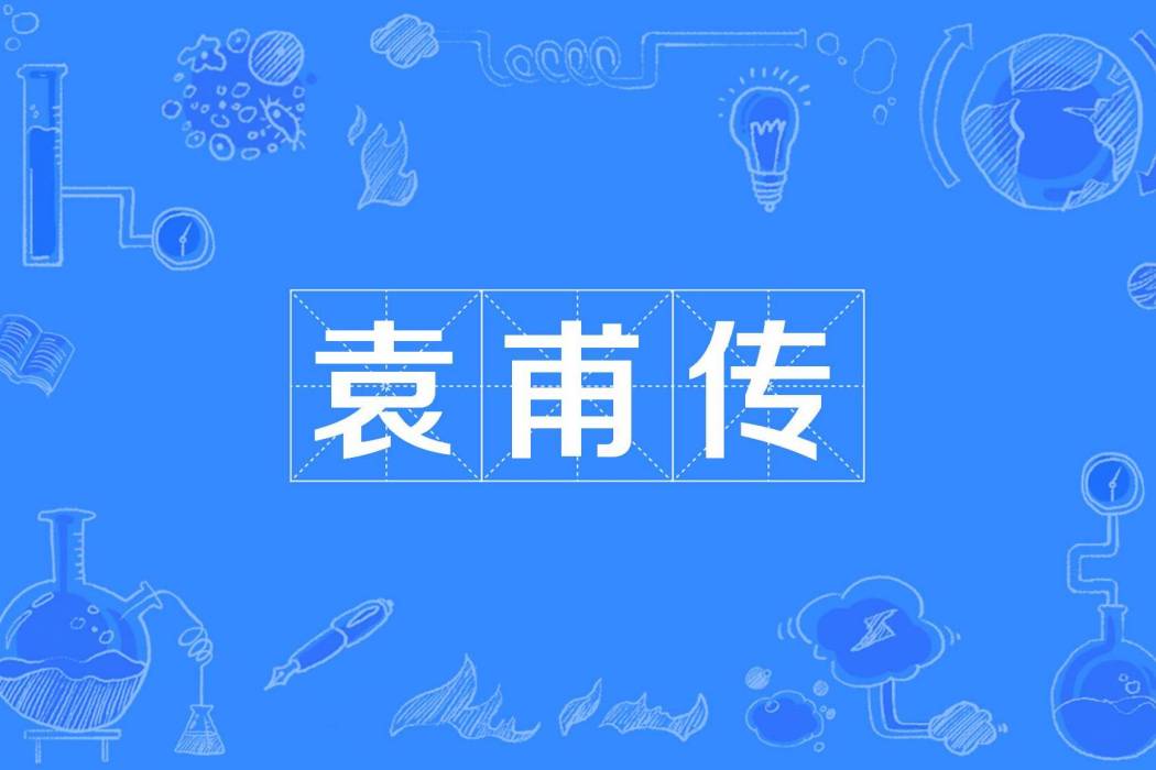 袁甫傳 袁甫傳