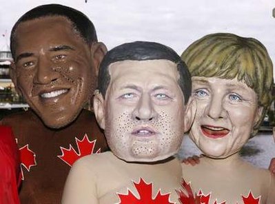 G8領導人遭惡搞
