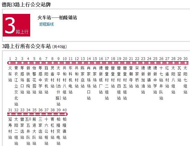 德陽公交3路 德陽公交3路