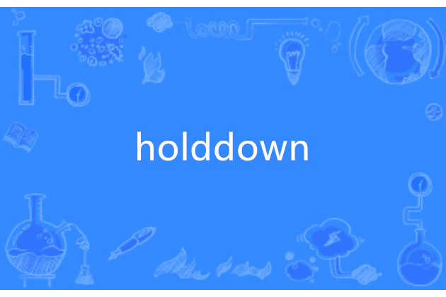 holddown holddown