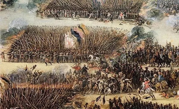 西班牙方陣戰術是當時最為先進的步兵戰法