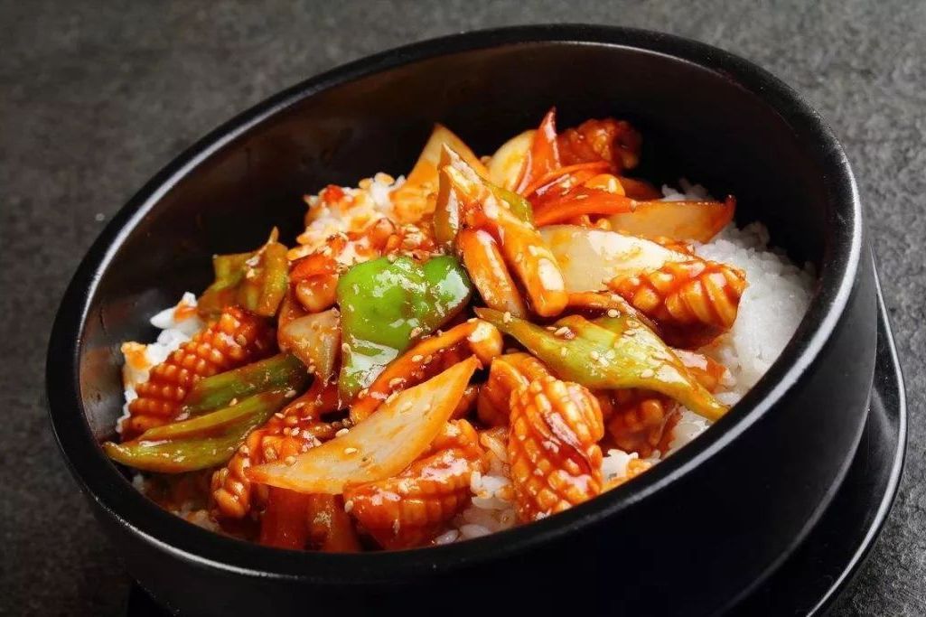 魷魚拌飯 魷魚拌飯