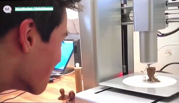朱古力3D印表機在比利時