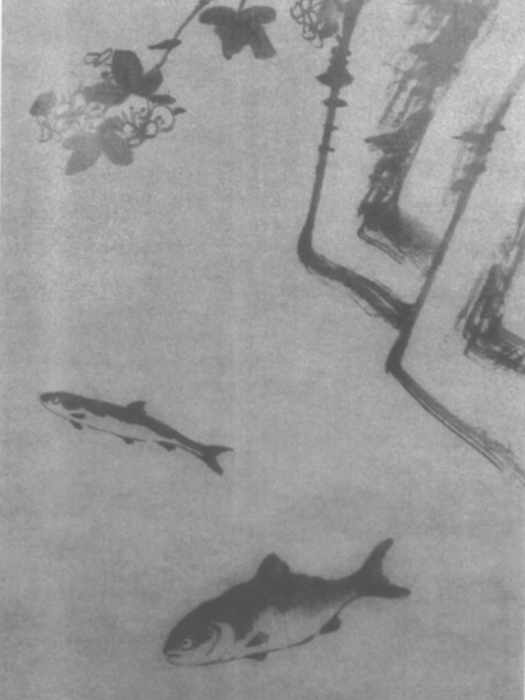 拒霜游魚圖 拒霜游魚圖