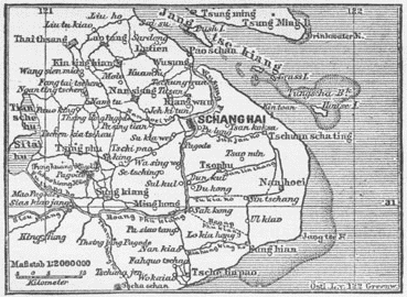 1883年上海地圖