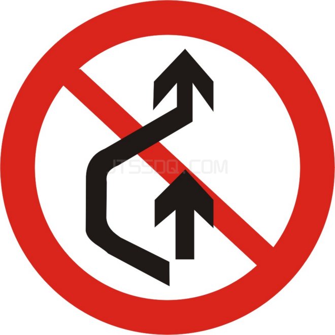 禁止超車交通標誌