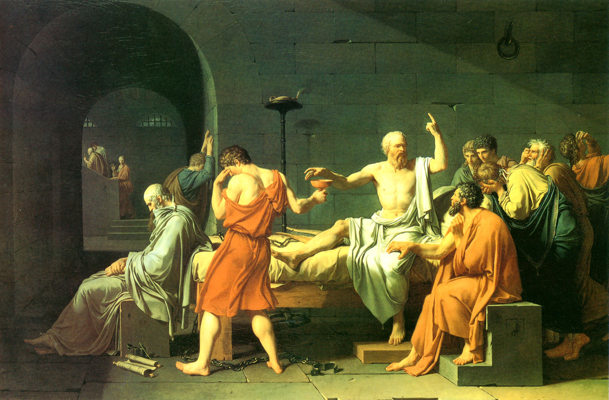 蘇格拉底之死 1787年