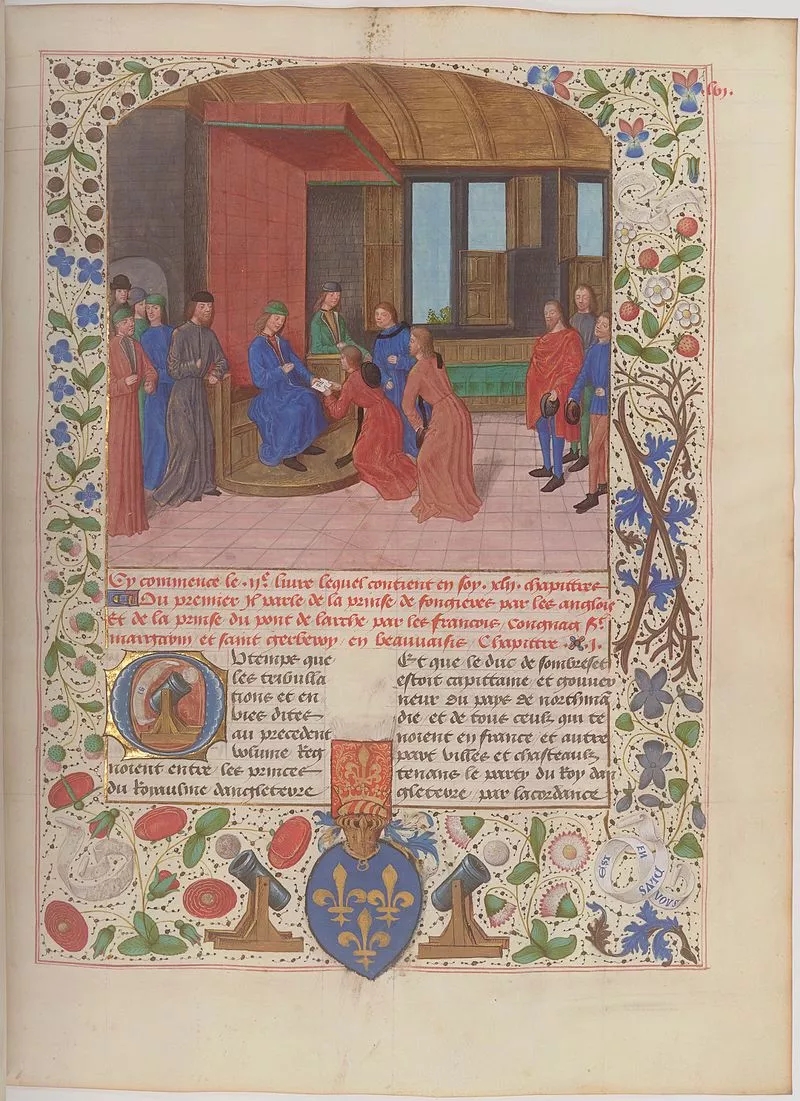 薩默塞特戰敗後在魯昂向法王查理七世投降