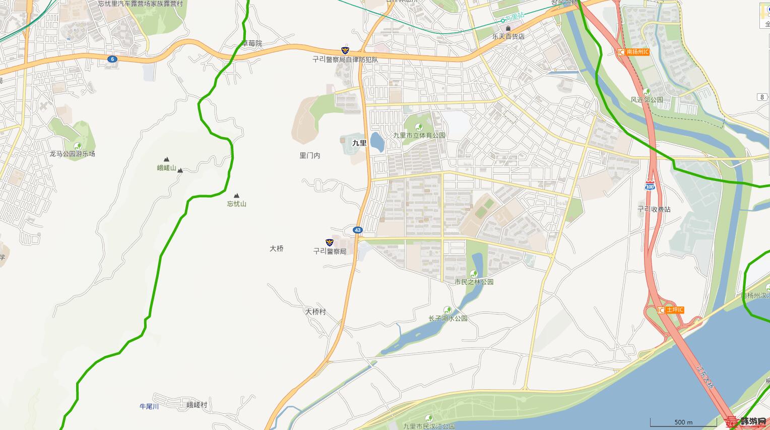 九里市地圖