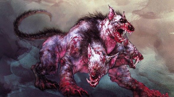 地獄三頭犬(希臘神話中的一種惡魔)