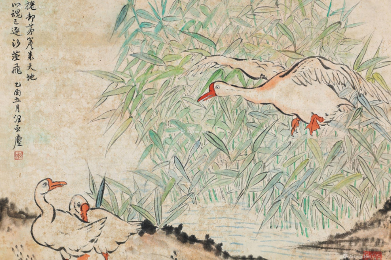 鵝戲圖 鵝戲圖