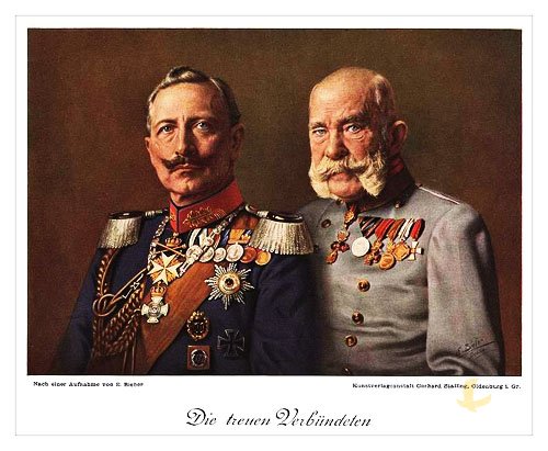 德皇威廉二世和奧皇弗蘭茨·約瑟夫一世