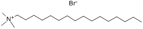 十六烷基三甲基溴化銨分子結構