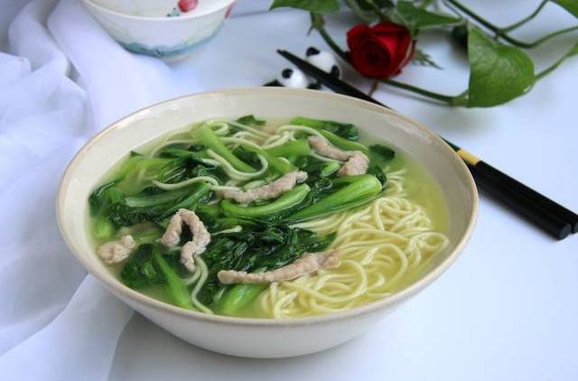 肉絲菜湯麵 肉絲菜湯麵
