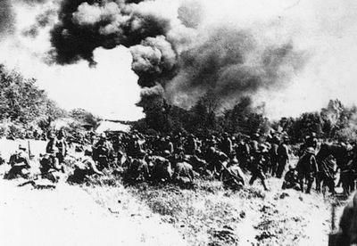 進犯徐州地區的日軍向中國軍隊攻擊