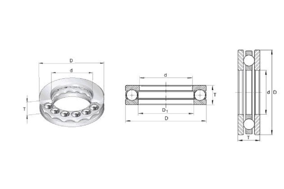SKF 51415軸承 SKF 51415軸承