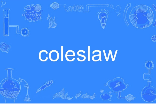 coleslaw coleslaw