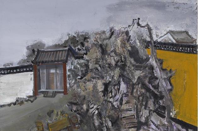 姑蘇城外(石建軍創作的油畫作品) 姑蘇城外(石建軍創作的油畫作品)