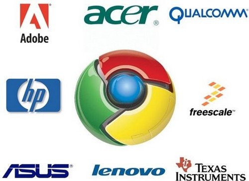 與谷歌Chrome OS作業系統合作的廠商