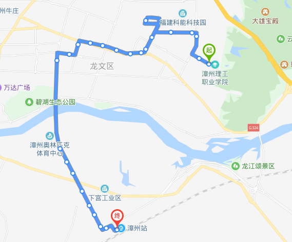 漳州公交B3路2016年延伸理工學院線路